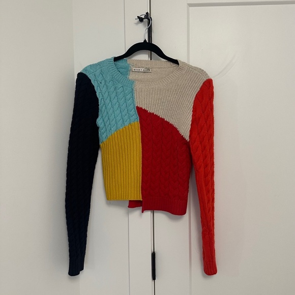 Alice and Olivia Patchwork sweater size XS - Picture 3 of 4